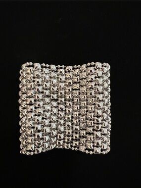 SG Liquid Metal Certified Silver Statement Cuff